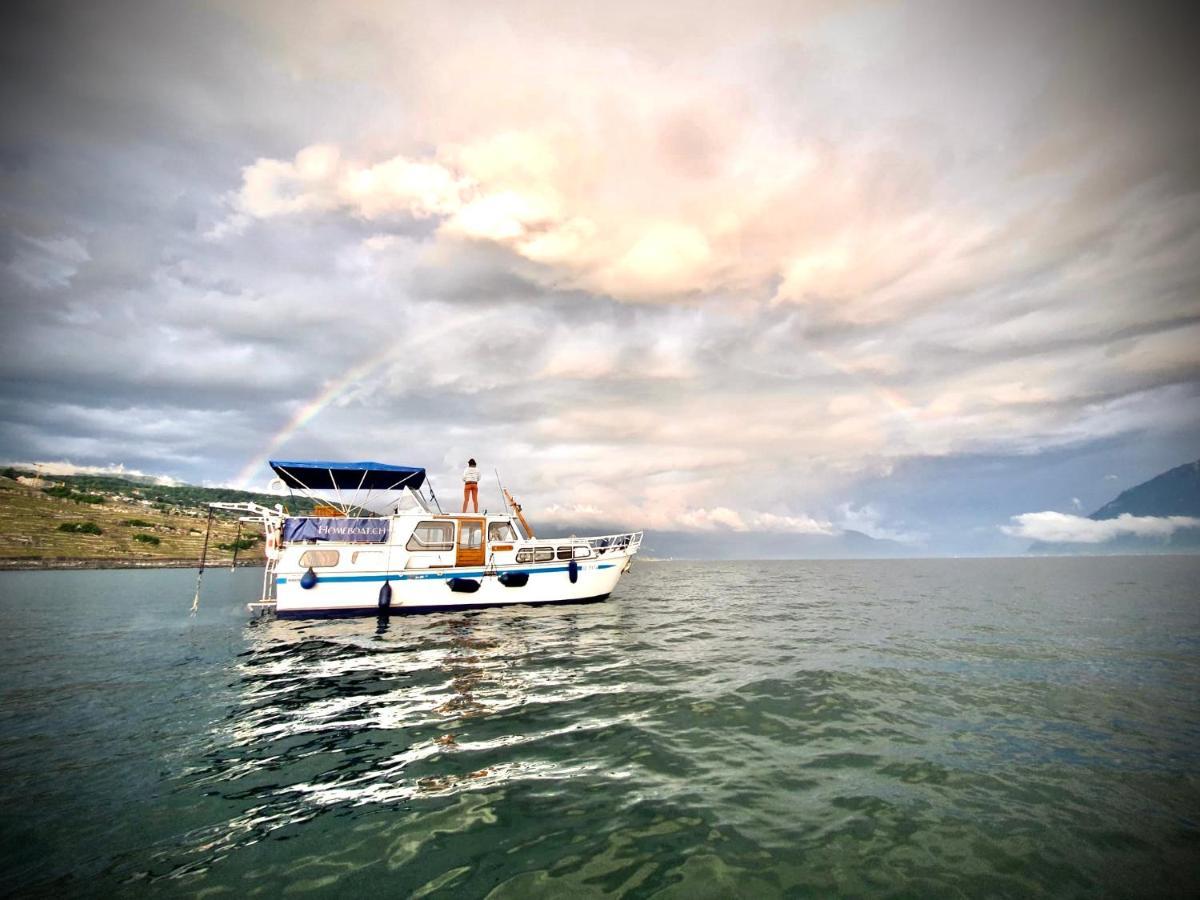 Homeboat-Maison Flottante Genf Exterior foto